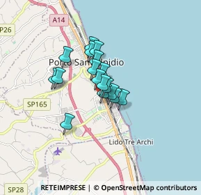 Mappa Via Solferino, 63018 Porto Sant'Elpidio FM, Italia (1.02529)