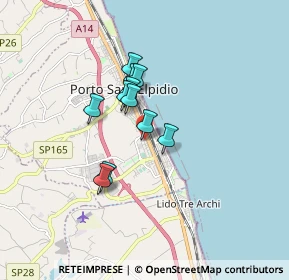Mappa Via Solferino, 63018 Porto Sant'Elpidio FM, Italia (1.21909)