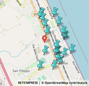 Mappa Via Solferino, 63018 Porto Sant'Elpidio FM, Italia (0.466)
