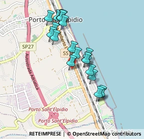 Mappa Via Solferino, 63018 Porto Sant'Elpidio FM, Italia (0.8495)