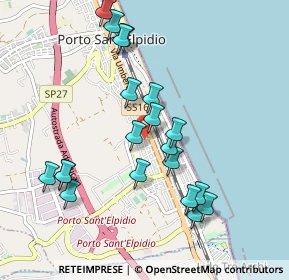 Mappa Via Solferino, 63018 Porto Sant'Elpidio FM, Italia (1.004)