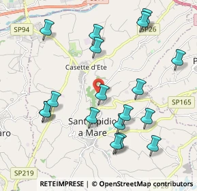 Mappa Via Monte Taccone, 63811 Sant'Elpidio a Mare FM, Italia (2.27056)