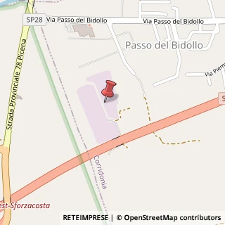 Mappa Via Umbria, 24a, 62014 Corridonia, Macerata (Marche)