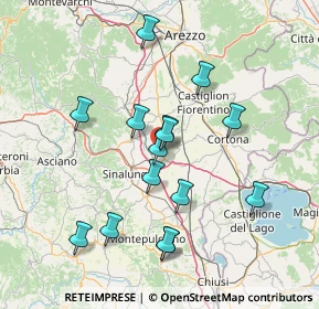 Mappa Via Bagnoli, 52045 Foiano della Chiana AR, Italia (14.202)