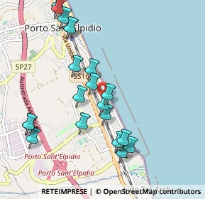 Mappa Via Pesaro, 63018 Porto Sant'Elpidio FM, Italia (1.0835)