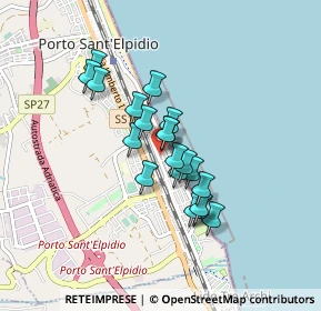 Mappa Via Pesaro, 63018 Porto Sant'Elpidio FM, Italia (0.648)