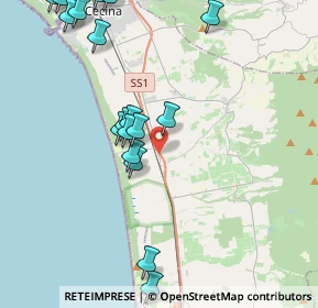 Mappa SP39, 57020 Bibbona LI, Italia (5.311)