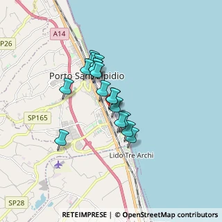 Mappa Via Curtatone, 63821 Porto Sant'Elpidio FM, Italia (1.26588)