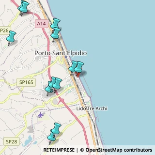 Mappa Via Curtatone, 63821 Porto Sant'Elpidio FM, Italia (2.75583)