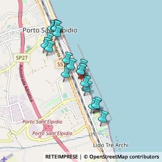 Mappa Via Curtatone, 63821 Porto Sant'Elpidio FM, Italia (0.8835)