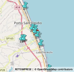 Mappa Via Curtatone, 63821 Porto Sant'Elpidio FM, Italia (1.83182)