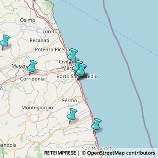 Mappa Via Curtatone, 63821 Porto Sant'Elpidio FM, Italia (20.13)