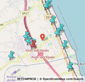 Mappa Via Patrioti delle Marche, 63821 Porto Sant'Elpidio FM, Italia (1.08667)