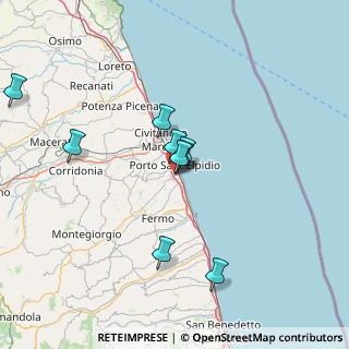 Mappa Via Patrioti delle Marche, 63821 Porto Sant'Elpidio FM, Italia (17.93182)