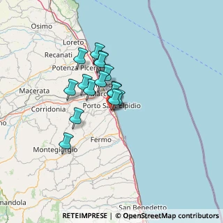 Mappa Via Patrioti delle Marche, 63821 Porto Sant'Elpidio FM, Italia (9.91933)