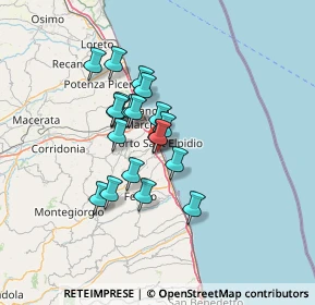 Mappa Via Patrioti delle Marche, 63821 Porto Sant'Elpidio FM, Italia (10.077)