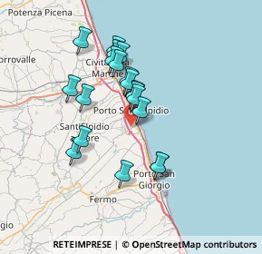 Mappa Via Patrioti delle Marche, 63821 Porto Sant'Elpidio FM, Italia (6.03895)