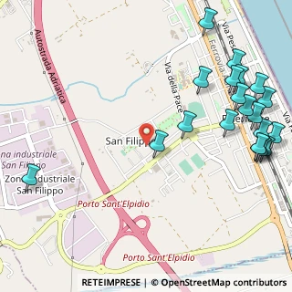 Mappa Via Patrioti delle Marche, 63821 Porto Sant'Elpidio FM, Italia (0.756)