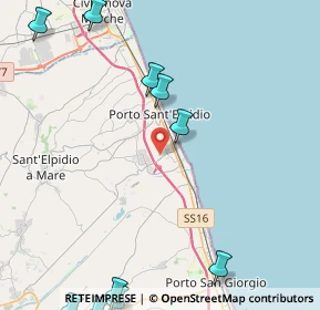 Mappa Via Patrioti delle Marche, 63821 Porto Sant'Elpidio FM, Italia (6.69727)