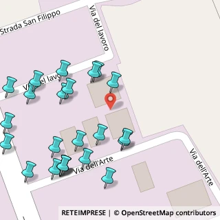 Mappa Via dell'Arte, 63018 Porto Sant'Elpidio FM, Italia (0.08333)