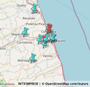 Mappa Piazzale Europa, 63811 Sant'Elpidio a Mare FM, Italia (15.24)