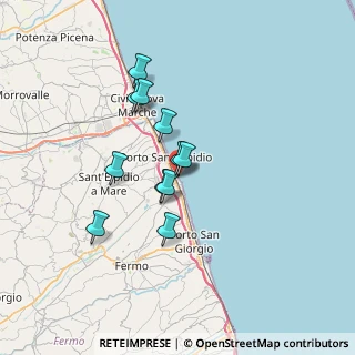 Mappa Via Ferrara, 63821 Porto Sant'Elpidio FM, Italia (5.51364)
