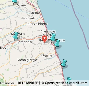 Mappa Via Trentino, 63811 Sant'Elpidio a Mare FM, Italia (36.37091)