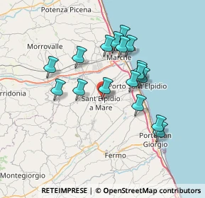 Mappa Via Trentino, 63811 Sant'Elpidio a Mare FM, Italia (6.62824)