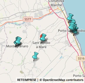 Mappa Via Trentino, 63811 Sant'Elpidio a Mare FM, Italia (5.0105)