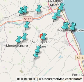 Mappa Via Trentino, 63811 Sant'Elpidio a Mare FM, Italia (4.73722)