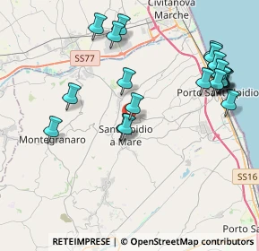 Mappa Via Trentino, 63811 Sant'Elpidio a Mare FM, Italia (4.6225)