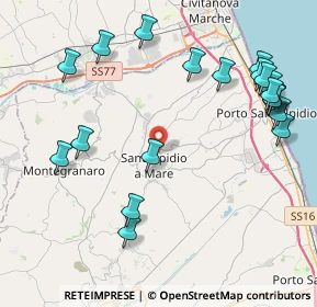 Mappa Via Trentino, 63811 Sant'Elpidio a Mare FM, Italia (5.199)