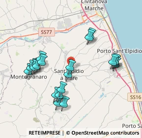 Mappa Via Trentino, 63811 Sant'Elpidio a Mare FM, Italia (4.006)