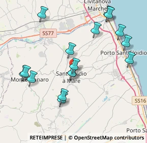 Mappa Via Trentino, 63811 Sant'Elpidio a Mare FM, Italia (4.38)