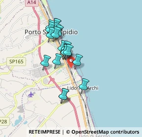 Mappa Via Milano, 63018 Porto Sant'Elpidio FM, Italia (1.4625)