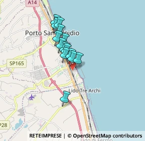 Mappa Via Milano, 63821 Porto Sant'Elpidio FM, Italia (1.32071)