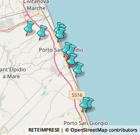 Mappa Via Milano, 63018 Porto Sant'Elpidio FM, Italia (3.26091)