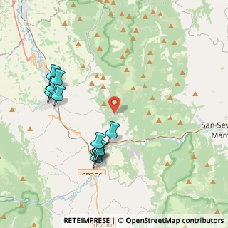 Mappa Via Bergoni, 62022 Gagliole MC, Italia (4.4525)