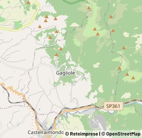 Mappa Via Bergoni, 62022 Gagliole MC, Italia (1.02)