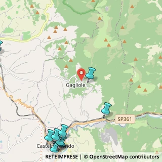 Mappa Via Bergoni, 62022 Gagliole MC, Italia (3.69273)