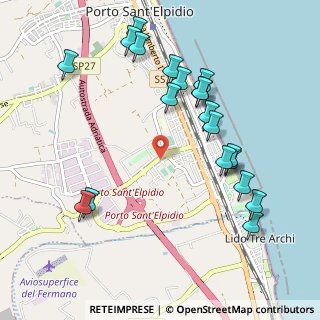 Mappa Via della Liberazione, 63821 Porto Sant'Elpidio FM, Italia (1.145)