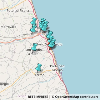 Mappa Via della Liberazione, 63821 Porto Sant'Elpidio FM, Italia (5.78286)