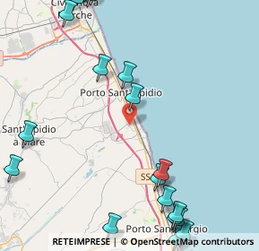 Mappa Via Foggia, 63821 Porto Sant'Elpidio FM, Italia (6.4375)