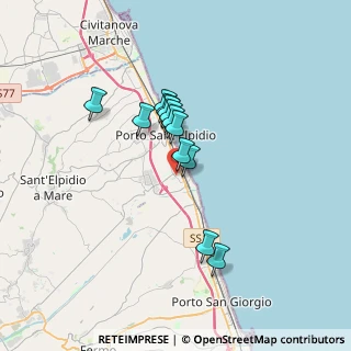 Mappa Via Campobasso, 63821 Porto Sant'Elpidio FM, Italia (2.64167)