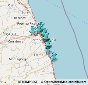 Mappa Via Campobasso, 63821 Porto Sant'Elpidio FM, Italia (6.21)
