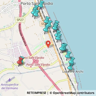 Mappa Via Campobasso, 63821 Porto Sant'Elpidio FM, Italia (1.079)