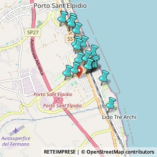 Mappa Via Campobasso, 63821 Porto Sant'Elpidio FM, Italia (0.68)