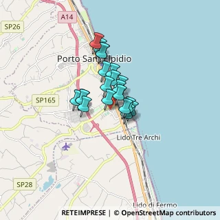 Mappa Via Campobasso, 63821 Porto Sant'Elpidio FM, Italia (1.075)