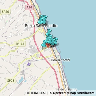Mappa Via Campobasso, 63821 Porto Sant'Elpidio FM, Italia (1.08769)