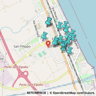 Mappa Via Campobasso, 63821 Porto Sant'Elpidio FM, Italia (0.389)